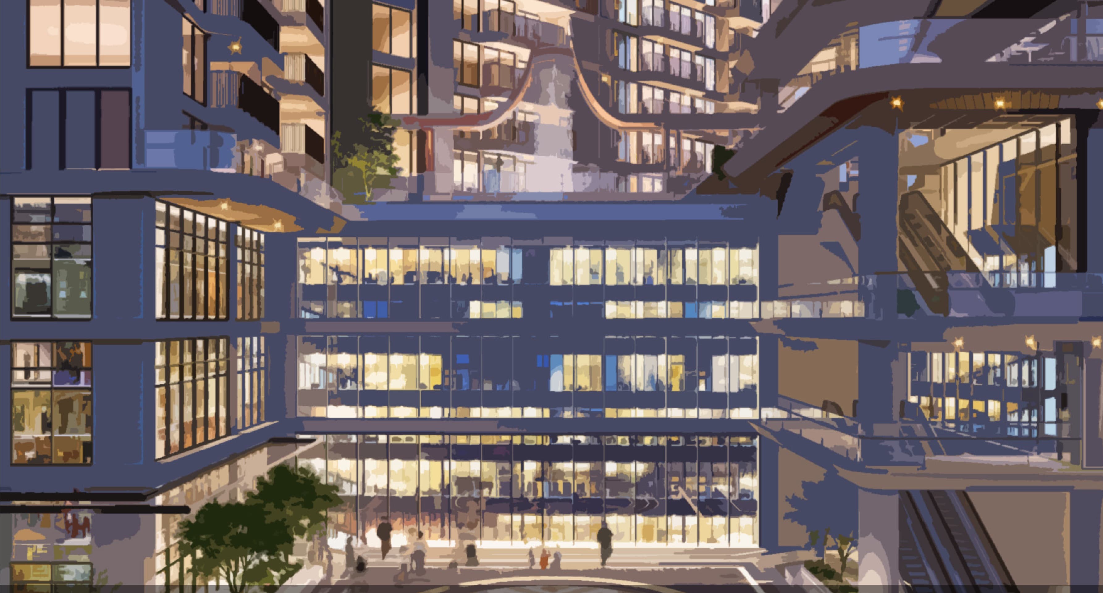 EcoPalace – Toàn cảnh ban đêm